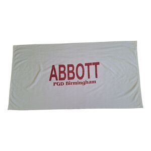 VTG Beach Towel Abbott Labs PGD preimplantation genetic diagnostics Made in USA